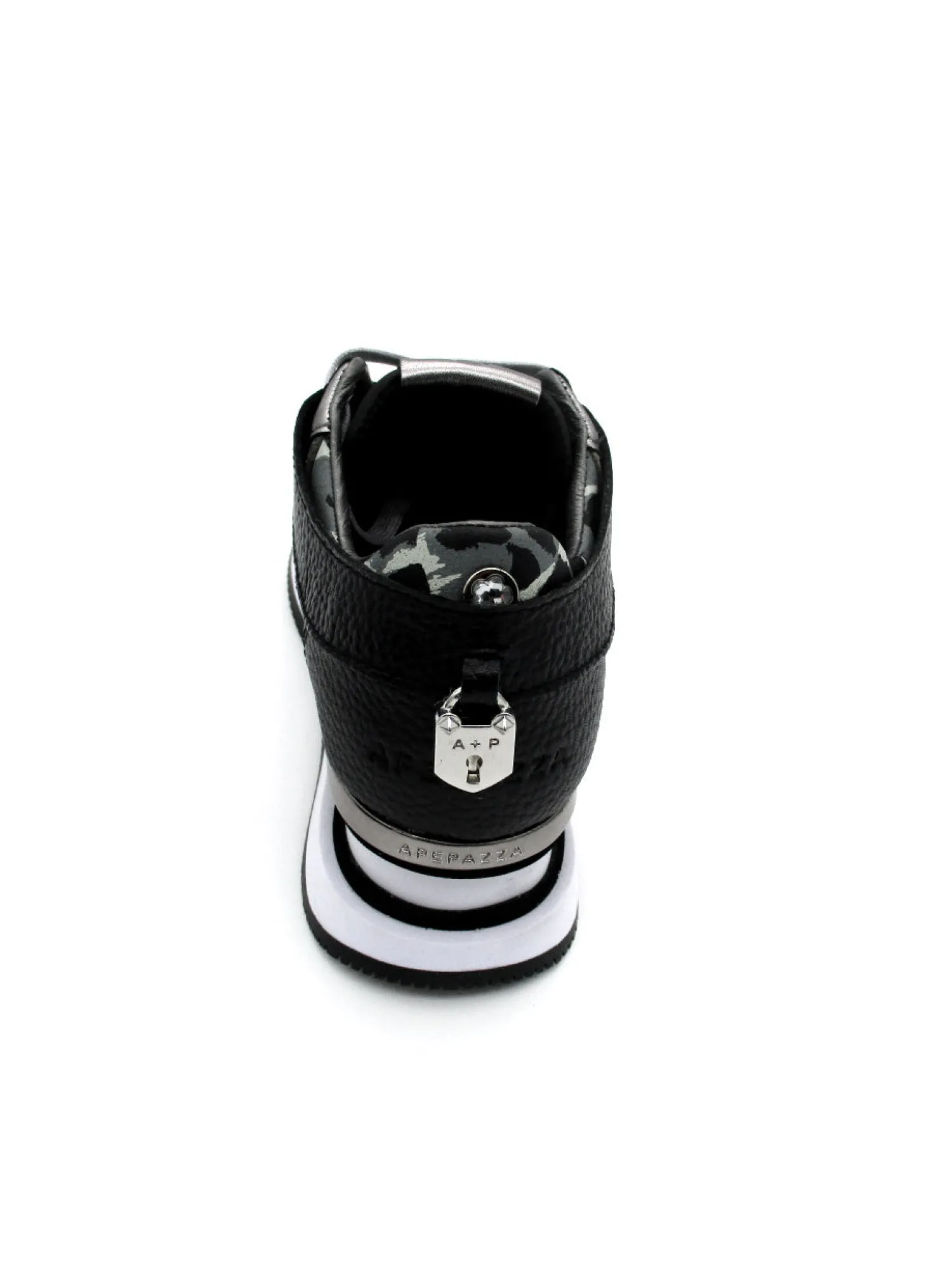 Sneaker donna Megan Black/Pewter<Apepazza Fashion