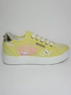 Sneaker donna SUKI Giallo<Apepazza Clearance