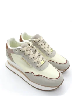 Sneaker donna running Marghe Cream<Apepazza Clearance