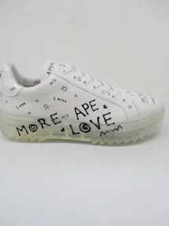 Sneaker in pelle donna HALMA bianca<Apepazza Best