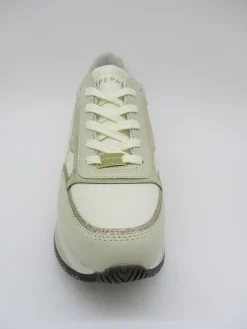 Sneaker in pelle donna ROCHELLE panna<Apepazza Outlet
