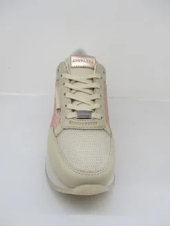 Sneaker in pelle donna ROSE cipria<Apepazza Online