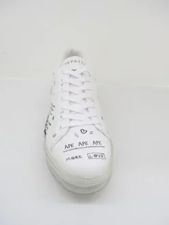 Sneaker in pelle donna HALMA bianca<Apepazza Best