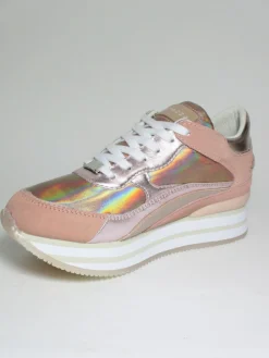 Sneaker in pelle donna RUMER cipria<Apepazza Clearance