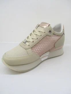 Sneaker in pelle donna ROSE cipria<Apepazza Online