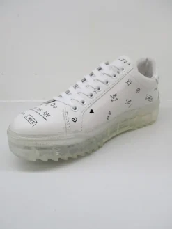 Sneaker in pelle donna HALMA bianca<Apepazza Best
