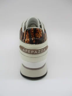Sneaker in pelle donna RAVEN panna<Apepazza Outlet