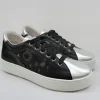 Sneaker pelle donna SAMI nero<Apepazza Fashion