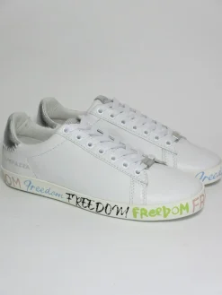 Sneaker pelle donna GIGI bianca<Apepazza Fashion