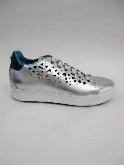 Sneaker pelle donna SMW14 sadie argento<Apepazza Fashion