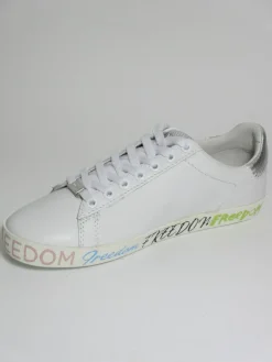 Sneaker pelle donna GIGI bianca<Apepazza Fashion