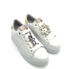 Sneaker pelle donna Combi Fantasy - PIA 160A -<Gio+ Fashion