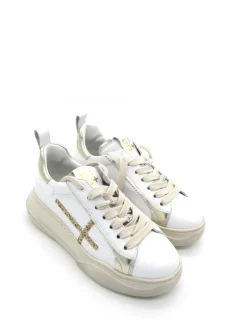 Sneaker pelle donna Combi Oro - GIADA 63V -<Gio+ Online