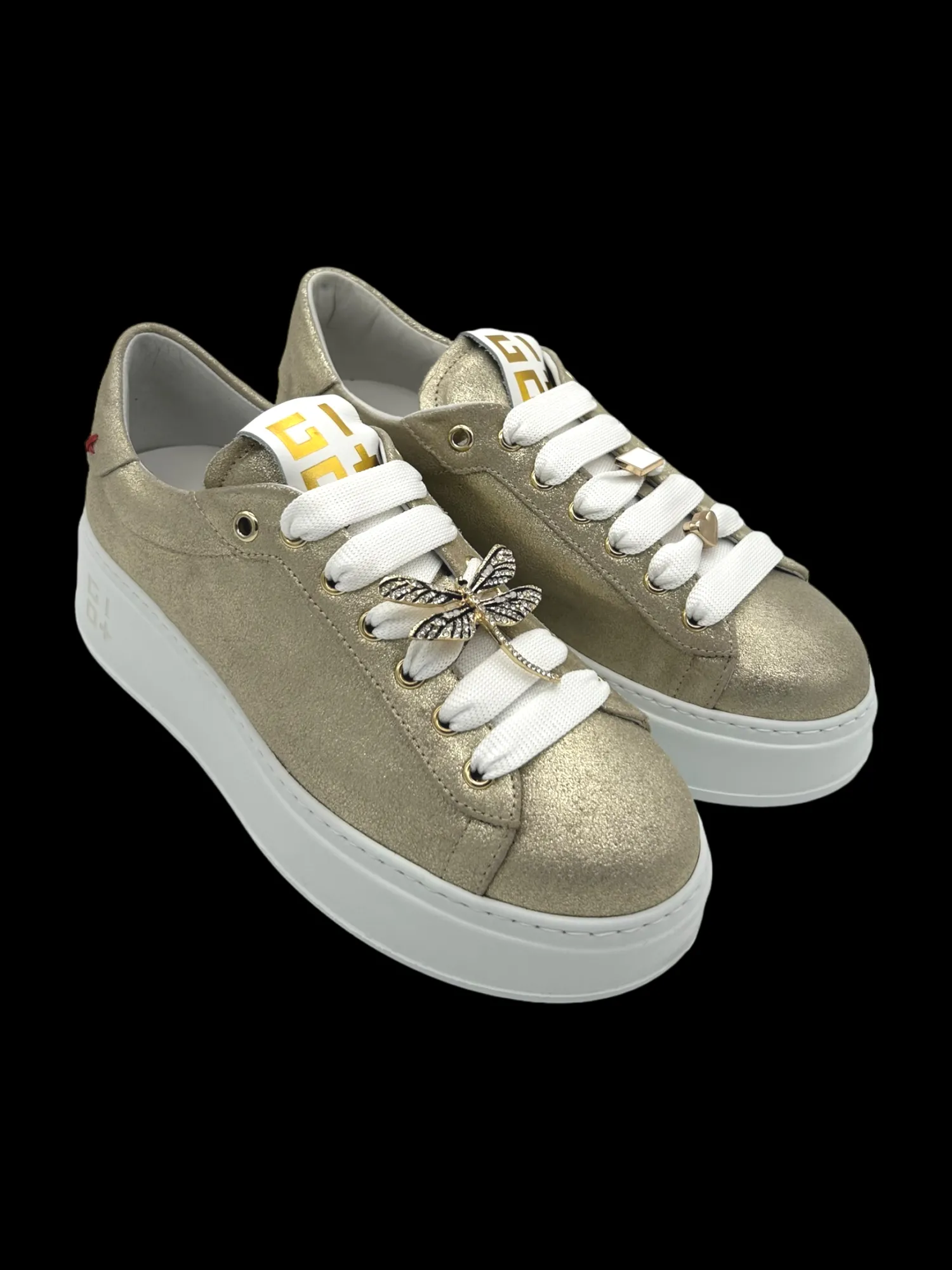 Sneaker pelle donna Combi Libellula - PIA 146B -<Gio+ Outlet