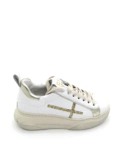 Sneaker pelle donna Combi Oro - GIADA 63V -<Gio+ Online