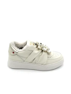 Sneaker pelle donna Combi Luxury Latte - ADA40G -<Gio+ Best