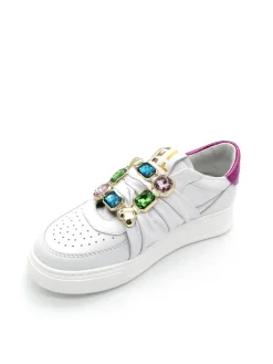 Sneaker pelle donna Combi Luxury - ADA39 -<Gio+ Outlet