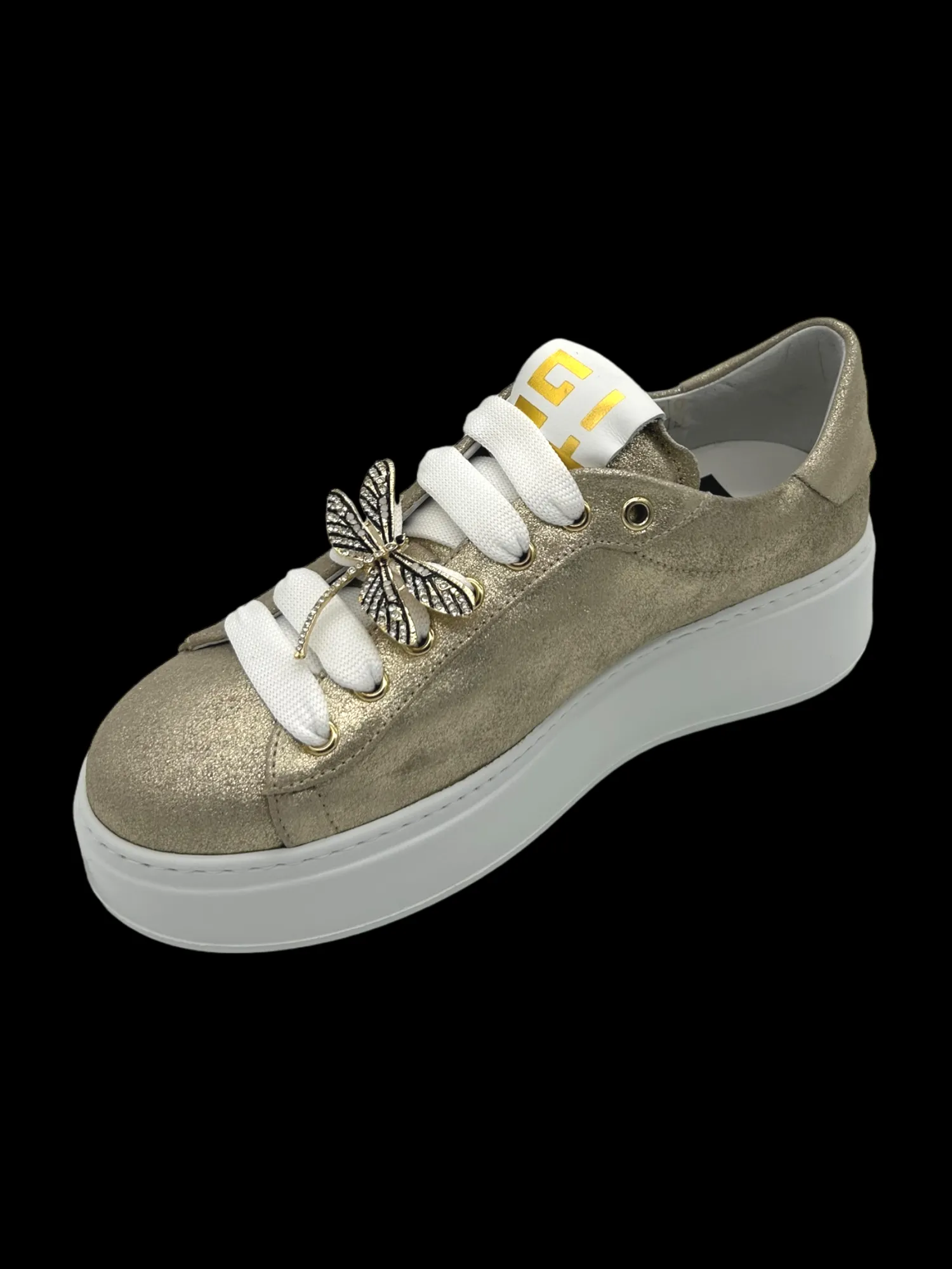 Sneaker pelle donna Combi Libellula - PIA 146B -<Gio+ Outlet