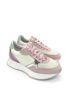 Sneaker pelle donna Gipsy Combi Pastel<Gio+ Fashion