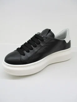 Sneaker pelle donna G3010 nera<Gio+ Online