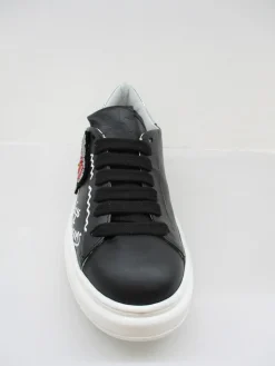 Sneaker pelle donna G3010 nera<Gio+ Online