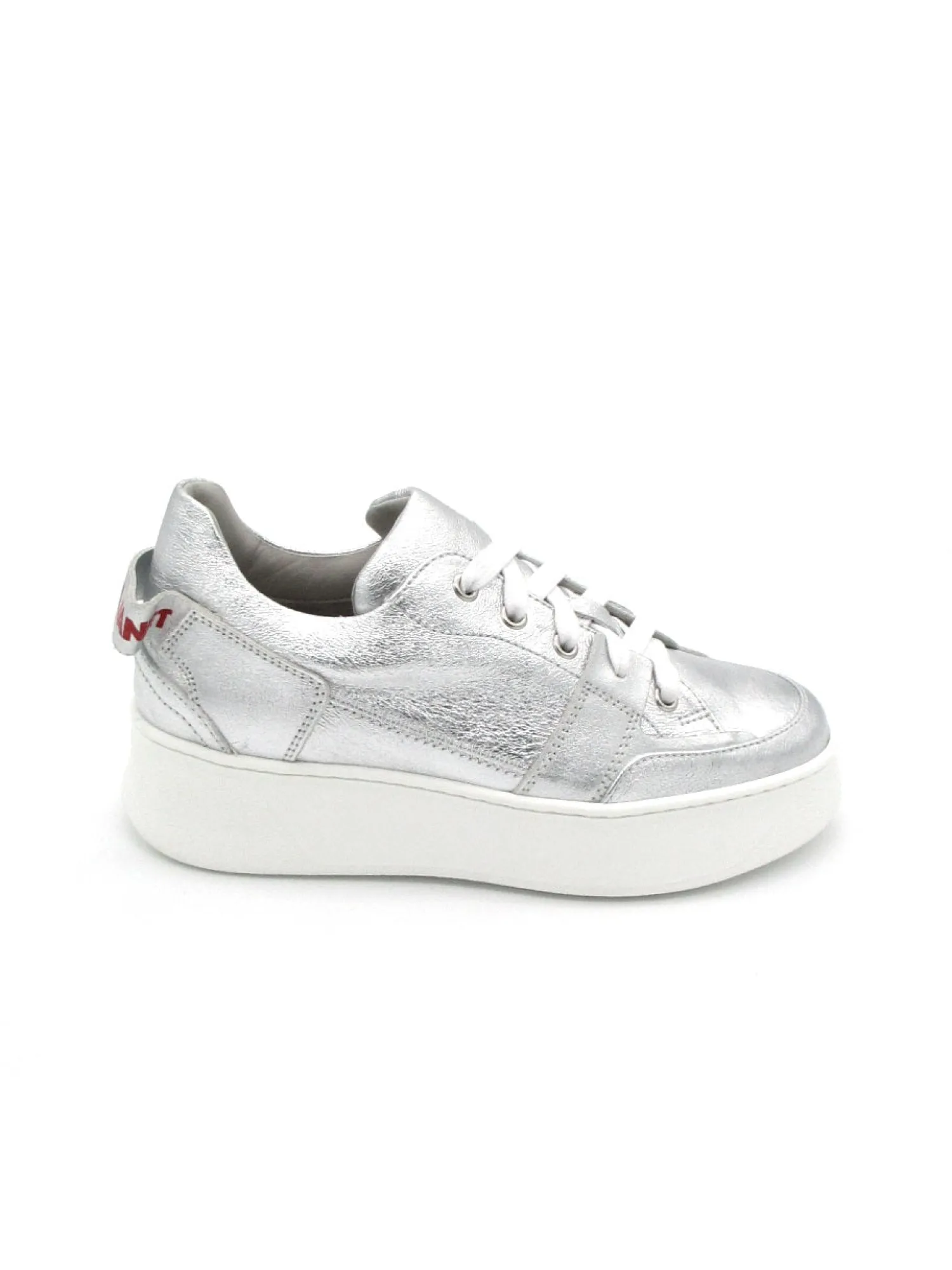 Sneaker pelle donna Janet & Janet Andromeda 3000 Argento<Janet Sport Outlet