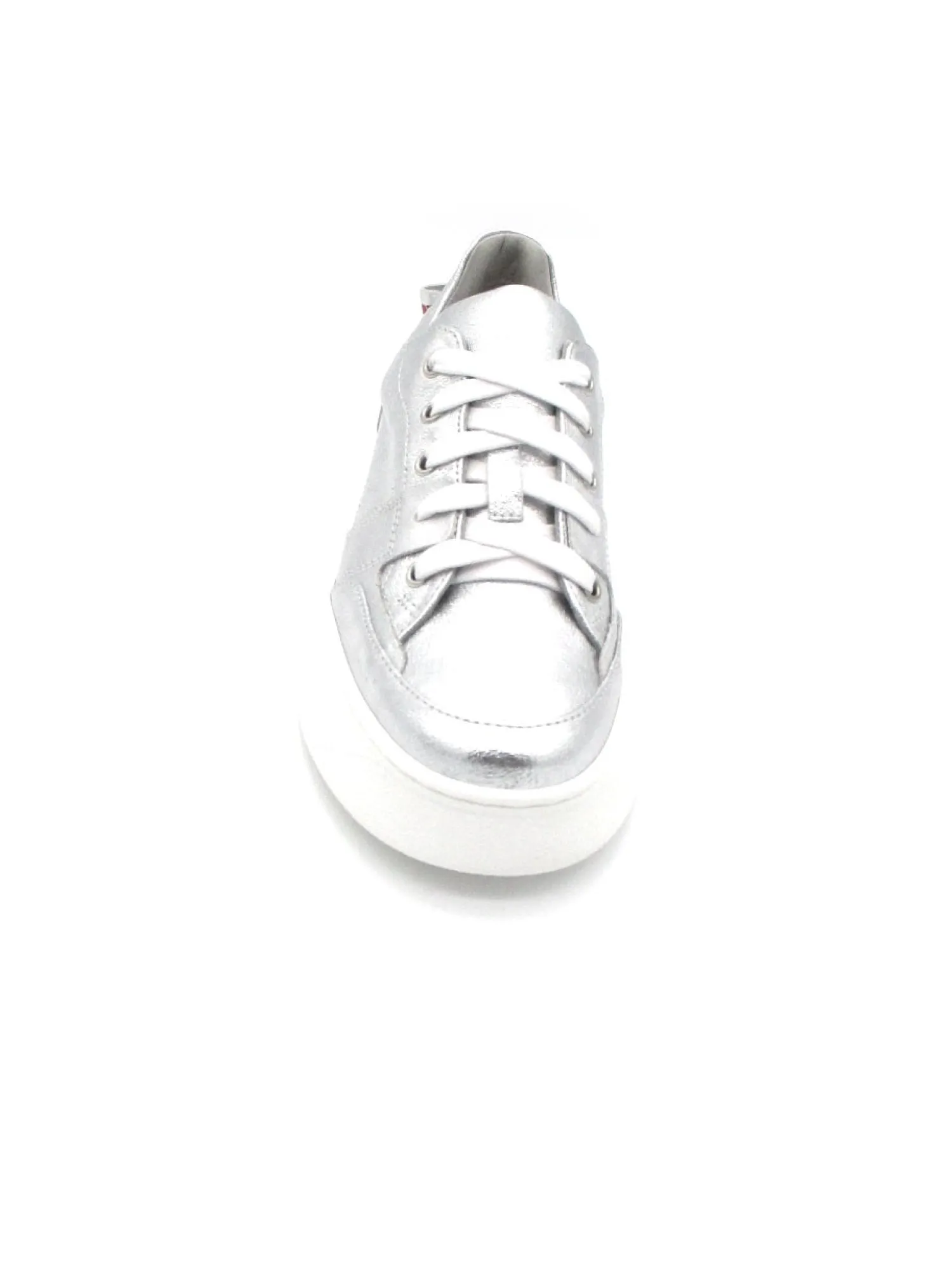 Sneaker pelle donna Janet & Janet Andromeda 3000 Argento<Janet Sport Outlet