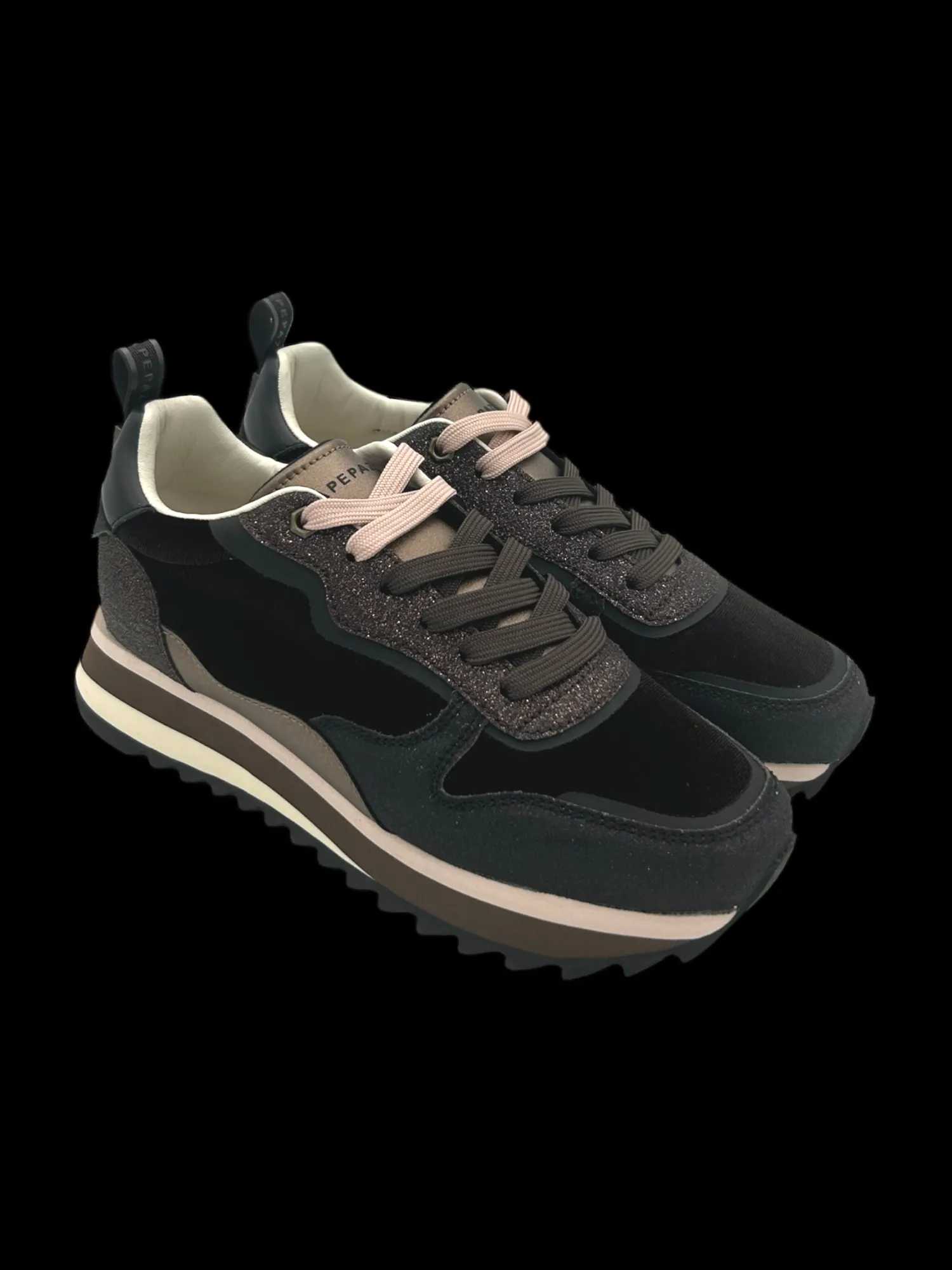 Sneakers donna Dark Brown - Wanda -<Apepazza New