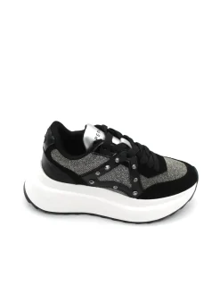 Sneakers donna Gun Metal - Clotilde -<Apepazza Outlet