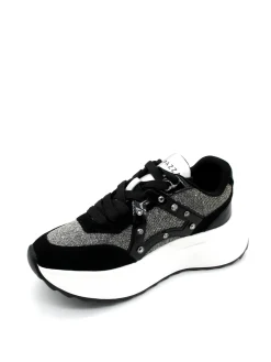 Sneakers donna Gun Metal - Clotilde -<Apepazza Outlet