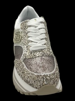 Sneakers LIUJO Glitter Gold - Maxi Wonder 73 -<Liu Jo Outlet