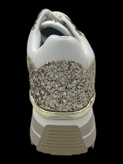 Sneakers LIUJO Glitter Gold - Maxi Wonder 73 -<Liu Jo Outlet