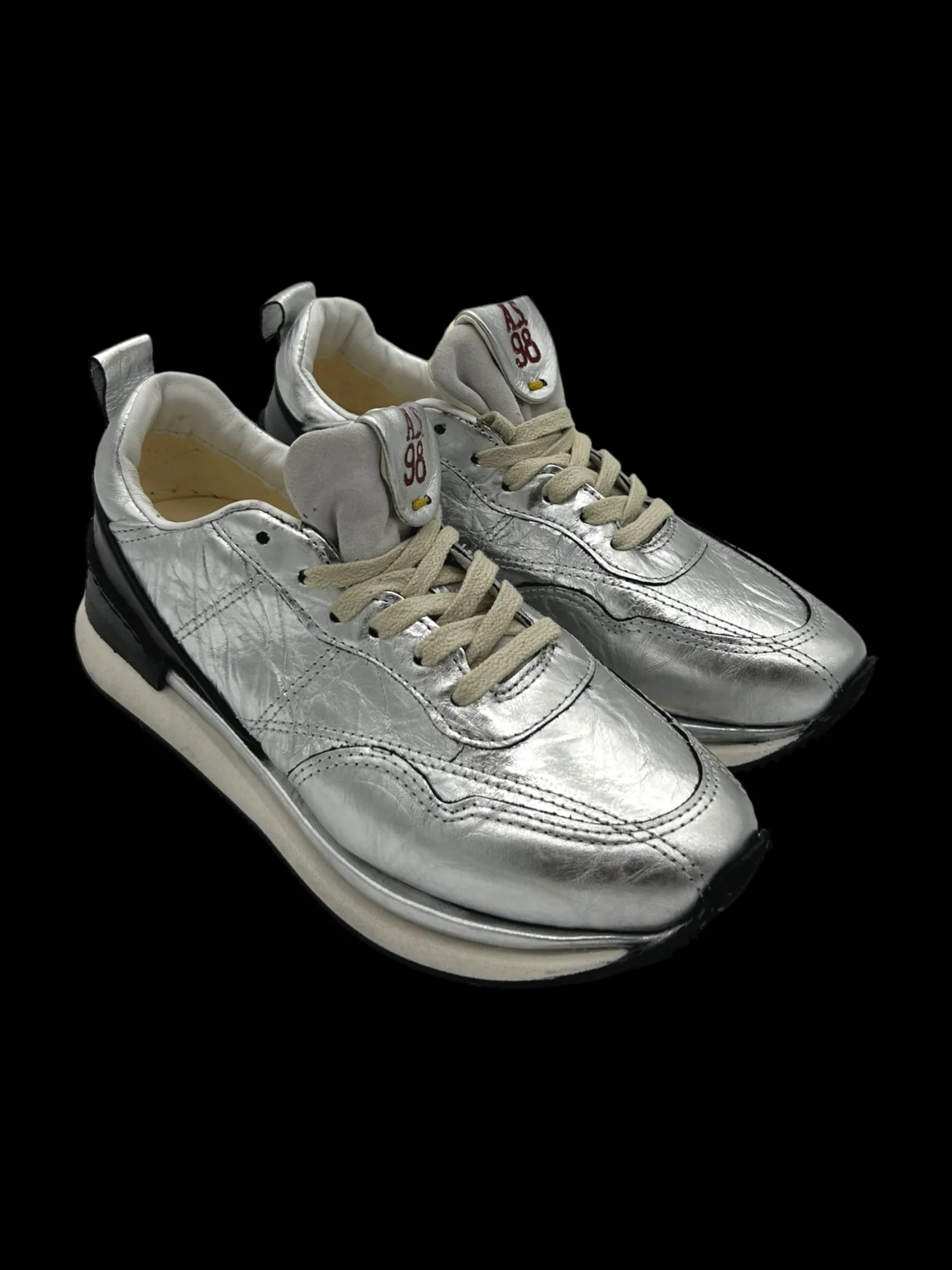 Sneakers pelle donna - B86101 -<As98 Discount