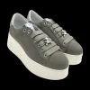 Sneakers pelle donna Combi pelle Grigia - ROSA 12 -<Gio+ Fashion