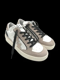 Sneakers pelle donna Combi Black Latte Sahara - VITTO 30 -<Gio+ Fashion
