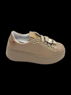 Sneakers pelle donna Combi pelle - PIA 244A -<Gio+ Clearance