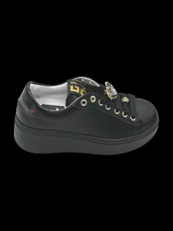 Sneakers pelle donna Combi Black - PIA 258A -<Gio+ Best