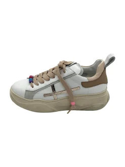 Sneakers pelle donna Combi Nudo - GIADA 62E -<Gio+ Hot