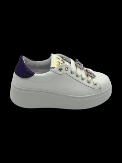 Sneakers pelle donna Combi Viola - PIA 286 B -<Gio+ Clearance
