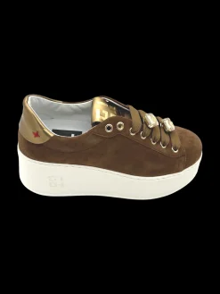 Sneakers pelle donna Combi pelle - ROSA 11 -<Gio+ Fashion