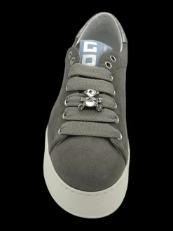 Sneakers pelle donna Combi pelle Grigia - ROSA 12 -<Gio+ Fashion