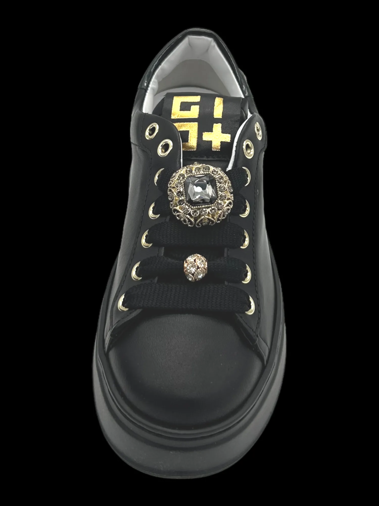 Sneakers pelle donna Combi Black - PIA 258A -<Gio+ Best