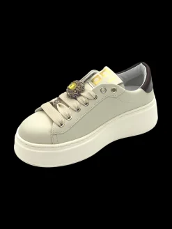 Sneakers pelle donna Combi Moro - PIA 250A -<Gio+ Clearance