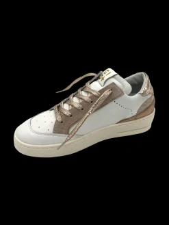Sneakers pelle donna Combi White Rose - VITTO 28 -<Gio+ Fashion