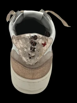 Sneakers pelle donna Combi White Rose - VITTO 28 -<Gio+ Fashion
