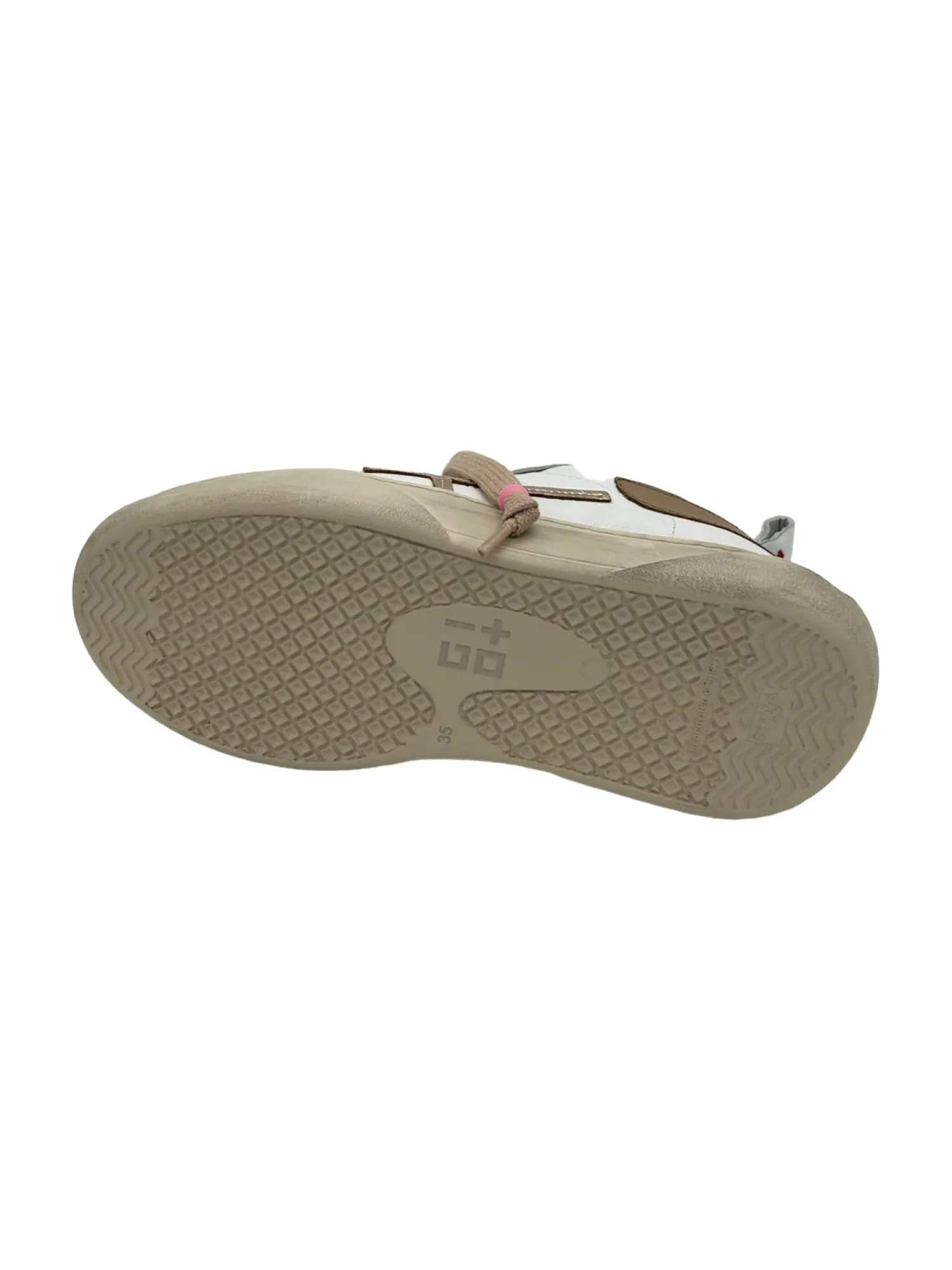 Sneakers pelle donna Combi Nudo - GIADA 62E -<Gio+ Hot