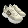 Sneakers pelle LIUJO Leopard Ivory - Eva 02 -<Liu Jo Sale