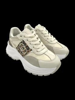 Sneakers pelle LIUJO Leopard Ivory - Eva 02 -<Liu Jo Sale