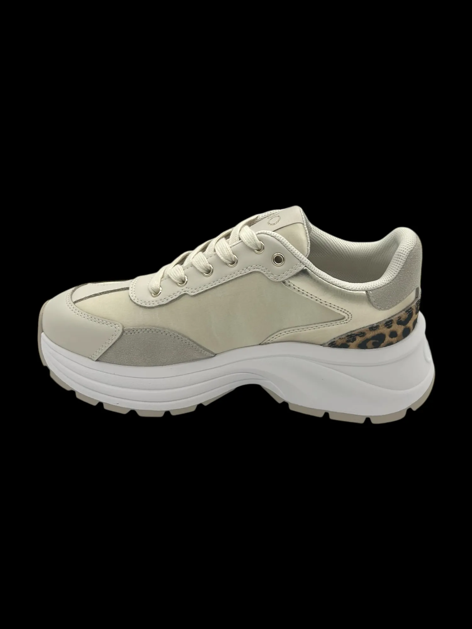 Sneakers pelle LIUJO Leopard Ivory - Eva 02 -<Liu Jo Sale