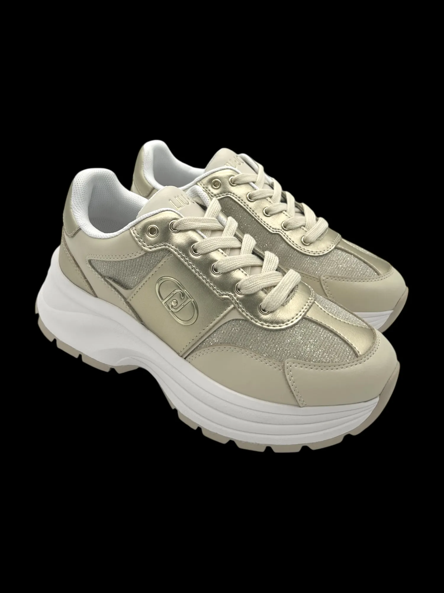Sneakers pelle LIUJO Light Gold - Eva 02 -<Liu Jo Online